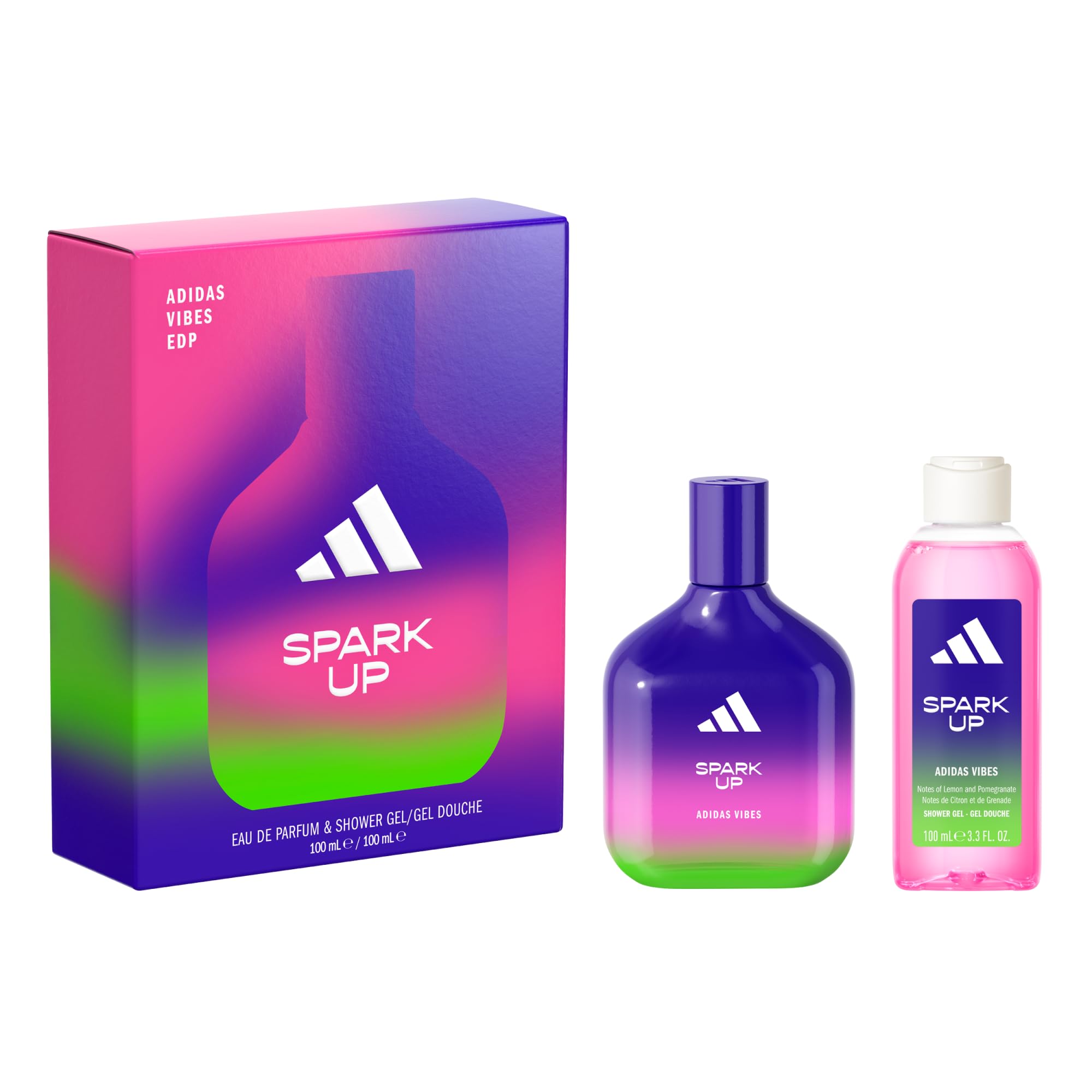 Adidas - Spark Up Gift Set (Eau de Parfum 100ml & Shower Gel 100ml